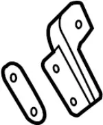 766483JA0C - Body: Upper Bracket for INFINITI: JX35, QX60 Image image