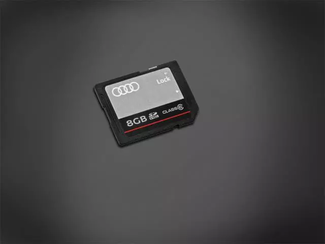 8GB Sdhc Data Storage Card - Audi (8R0-063-827-F)