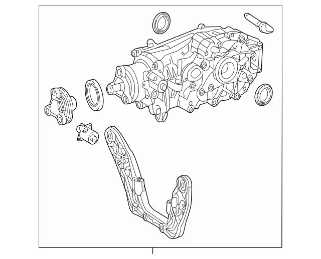1763503100 - : Rear Axle Differential for Mercedes-Benz Image
