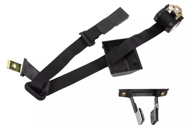 12543384 - Electrical: Passenger Side Rear Seat Belt for Chevrolet: S10 Blazer | GMC: Jimmy, Typhoon | Oldsmobile: Bravada Image