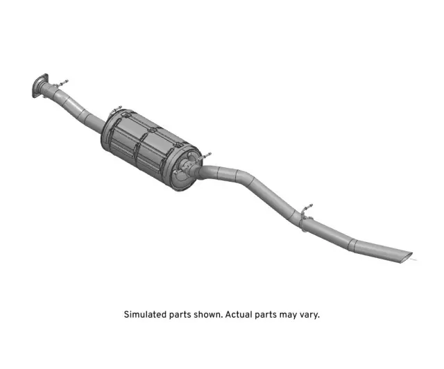 84021294 - : Exhaust Muffler with Exhaust Pipe for GM Image