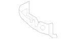 2046829804 - Trim: Dampening, Pedal Flr. Pnl for Mercedes-Benz Image