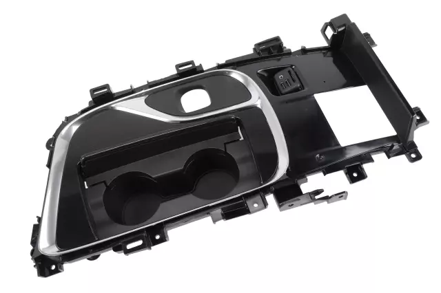 Black Front Floor Console Trim Plate - GM (84683865)