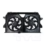 621370 - : Dual Radiator and Condenser Fan Assembly - Replaces Dodge 4677695AB, 4677695AB for TYC Image