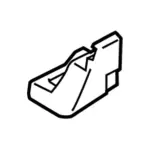 FL3Z1561748AE - Body: Ft End Track Cover for Ford Image