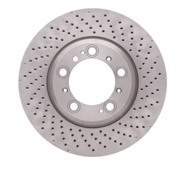 62002066D - Brakes &amp; Brake Parts: Disc Brake Rotor - Drilled for DYNAMIC FRICTION Image