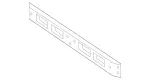 4636202500 - Cowl, Front Panel: Crossmember for Mercedes-Benz: G550, G63 4x4 Squared AMG, G63 AMG Image