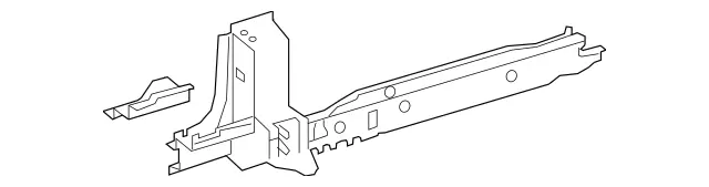 4476107304 - Body: Side Member Assembly for Mercedes-Benz: Metris Image