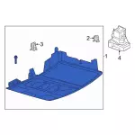 LJ6Z58519A70AB - Body: Overhead Console for Ford: Bronco Sport Image