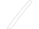 2086900887 - Body: Pillar Molding for Mercedes-Benz Image