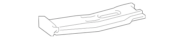 2126100025 - Folding Seat/Center Seat: Reinforcement for Mercedes-Benz: E350, E63 AMG, E63 AMG S Image image