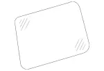 4636730610 - : Glass Pane for Mercedes-Benz Image
