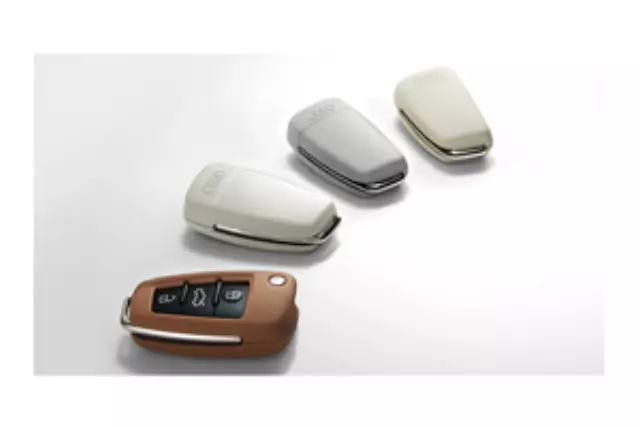 8X00712089D8 - Exterior: Leather key cover for Audi: A3, A3 Quattro, A3 Sportback e-tron, Q3, Q7, R8, TT Quattro, TT RS Quattro, TTS Quattro Image