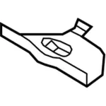 7A1Z78046A24A - Body: Insulator for Ford: Edge | Lincoln: MKX Image