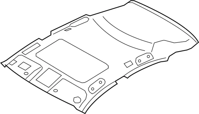 739101BB2B - Body: Headliner for INFINITI: EX35, EX37, QX50 Image