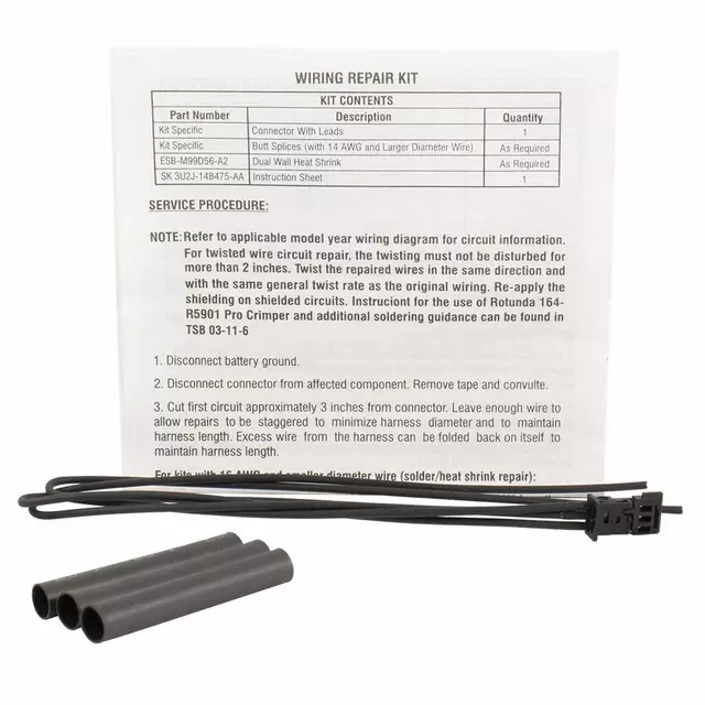 AU2Z14S411ZA - : Wire Assembly for Ford Image