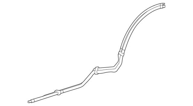 2518303315 - HVAC: Rear AC Tube for Mercedes-Benz Image
