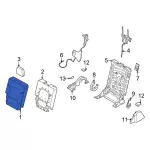 M2DZ9864417FB - Body: Seat Back Cover for Ford: Bronco Image