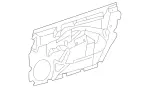 2197200278 - : Sealing Frame for Mercedes-Benz: CLS500, CLS55 AMG, CLS550, CLS63 AMG Image