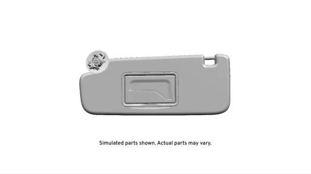 94556827 - : Part# 94556827 Light Ash Gray Driver Side Sunshade for Chevrolet: Spark Image