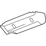 6C2Z3851942BB - Body: Side Trim for Ford: E-150, E-250, E-350 Super Duty Image