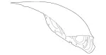 1187500600 - Trunk Lid: Trunk Lid for Mercedes-Benz: CLA250, CLA35 AMG, CLA45 AMG, CLA45 AMG S Image