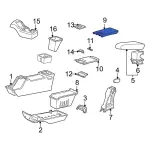 F5TZ98060A78D - Body: Compartment Door for Ford: Explorer | Mercury: Mountaineer Image