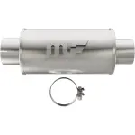 12775 - : Straight-Through Performance Muffler; 4in. Center/Center; 7x7x14 Body for Magnaflow Image