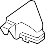 243825NN0C - : Relay Box Cover for Infiniti Image