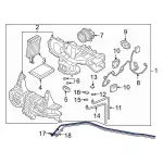 JL1Z18663CC - HVAC: Outlet Hose for Ford: Expedition | Lincoln: Navigator Image