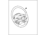 3W6Z3600BAC - Steering: Steering Wheel for Ford Image