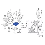 7L1Z7863841B - Body: Seat Cushion Pad for Ford: Expedition Image
