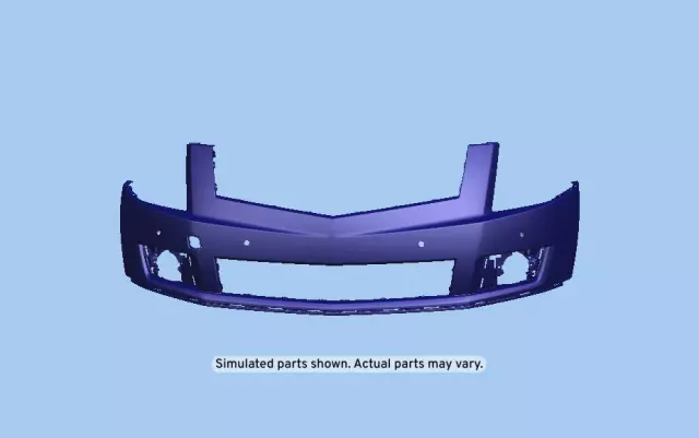 Front Upper Bumper Cover For 2010-2012 Cadillac SRX W/ Fog & Sensor Holes – Primed CAPA Certified