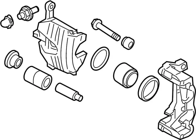 410114CU0A - Brakes: Caliper for INFINITI: Q50, Q60, QX50 Image