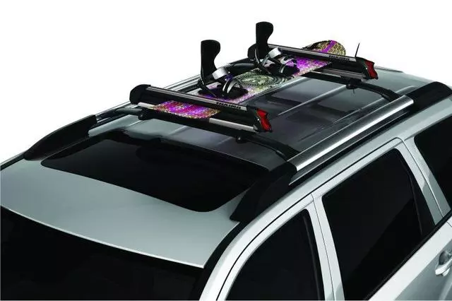 UM000AY008SA - Hauling: Roof Ski/Snowboard Attachment for Kia: Borrego, Niro, Optima, Rio, Rondo, Sedona, Sorento, Soul, Spectra, Sportage, Telluride Image