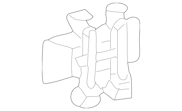 89887178 - Body: Body Side Molding Clip for Mercedes-Benz Image