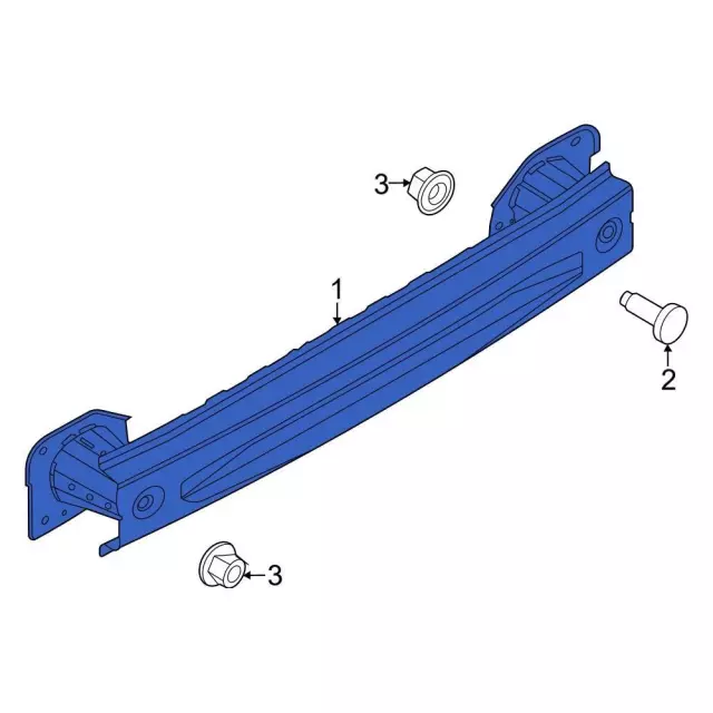 LJ9Z17724A - Body: Impact Bar for Ford: Mustang Mach-E Image