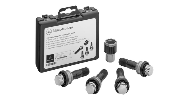 9909819 - Wheels and Accessories: Anti-Theft Wheel Bolt for Mercedes-Benz Image