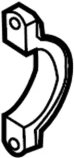 54449AM600 - : Rack And Pinion Mount for INFINITI: FX35, FX45, G35 Image