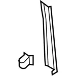 GT4Z5802344AA - : Cowl Trim for Ford: Edge Image