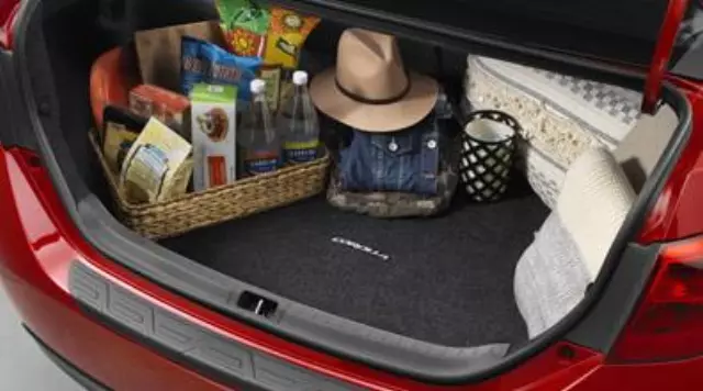 COROLLA CARPET TRUNK MAT - BLACK - 2014-2018 MODEL - Toyota (PT206-02141-20)