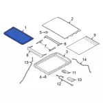 LB5Z78500A18A - : Front Glass for Ford: Explorer Image