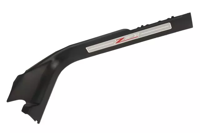 Jet Black Front Driver Side Door Sill Garnish Molding - GM (23433416)