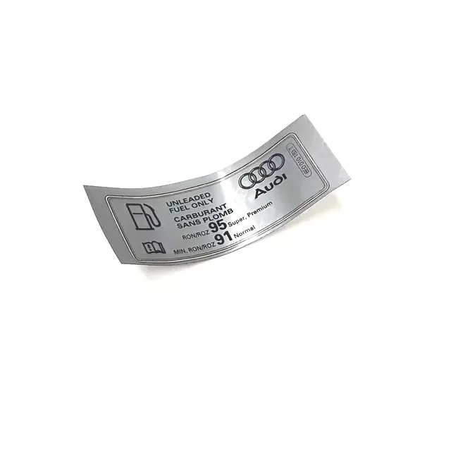 8E0010183T - Body: Fuel Label for Audi: A4, A4 Quattro, A7 Quattro, S4 Image