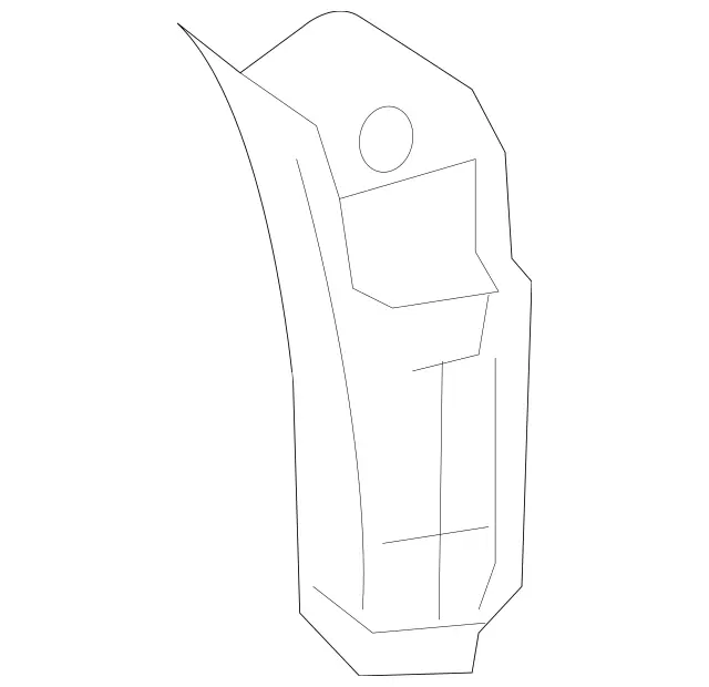 1666910208 - Trim and Lining: D-Pillar Cover for Mercedes-Benz: GLE300d, GLE350, GLE400, GLE63 AMG, ML250, ML350, ML400, ML550, ML63 AMG Image image