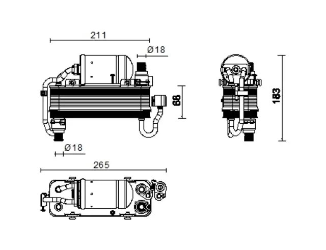 AC960000P - Air Conditioning &amp; Heat: A/C Condenser for Behr Image