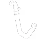 1725000075 - Radiator: Coolant Hose for Mercedes-Benz: SLK55 AMG Image