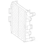 995003701 - Cooling/Auxiliary Heating: Coolant Radiator for Mercedes-Benz: 350SD, Maybach S580, Maybach S680, S580 Image