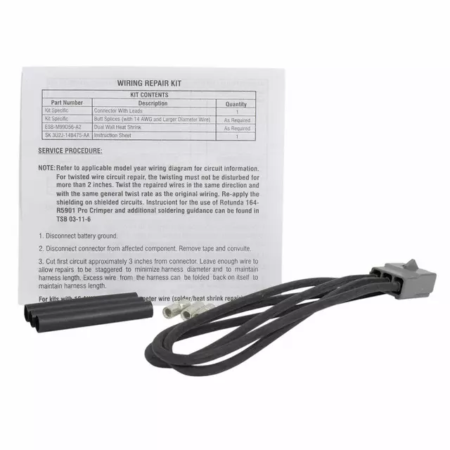 3U2Z14S411VXA - : Wire Assembly for Ford Image