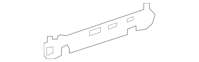 2386980000 - Covering and Lining: Mounting Rail for Mercedes-Benz: E400, E450, E53 AMG Image image